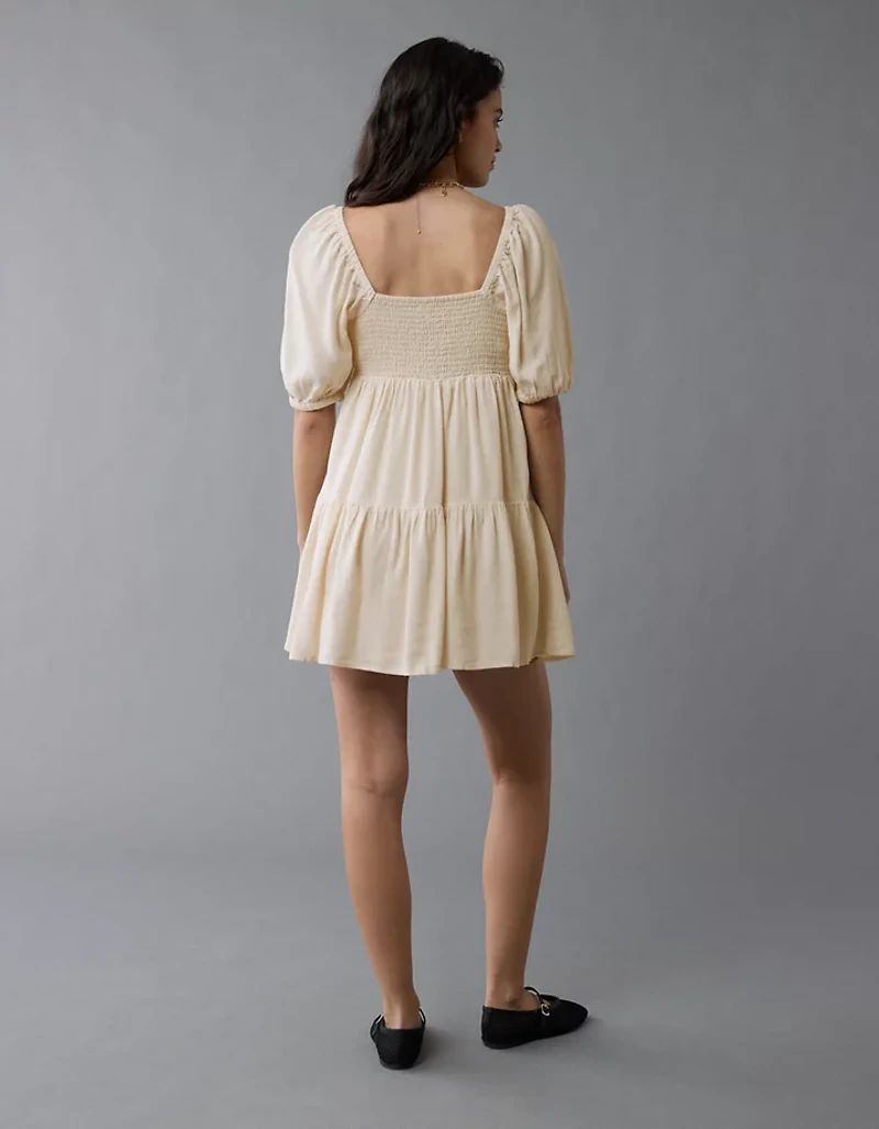 AE Puff Sleeve Babydoll Dress