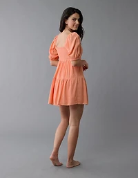 AE Puff Sleeve Babydoll Dress