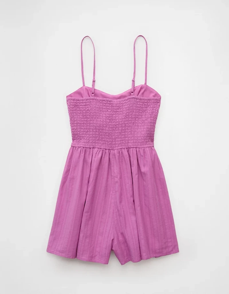 AE Smocked Square Neck Romper