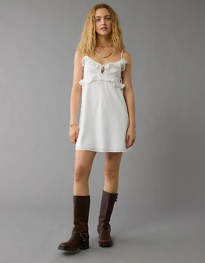 AE Ruffle Mini Slip Dress