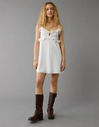 AE Ruffle Mini Slip Dress