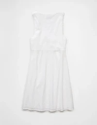 AE Tie Front Mini Slip Dress