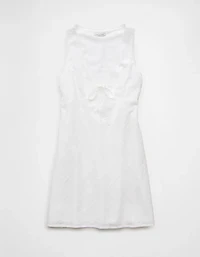 AE Tie Front Mini Slip Dress