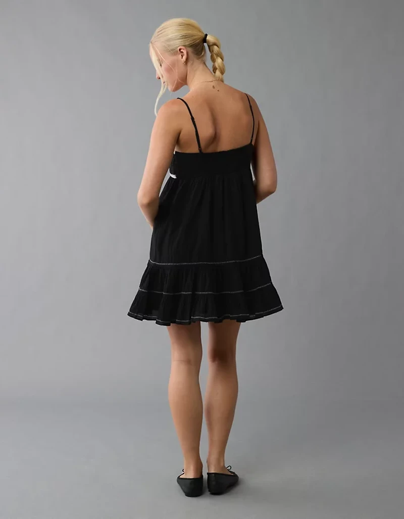 AE Crochet Babydoll Mini Dress