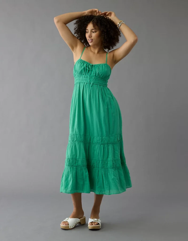 AE Sweetheart Open-Back Midi Dress