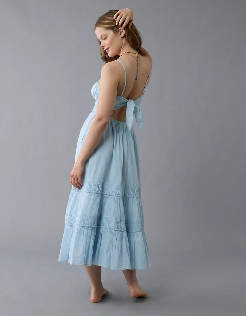 AE Sweetheart Open-Back Midi Dress