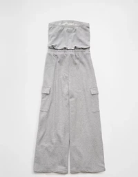 AE Strapless Tube Top Cargo Jumpsuit