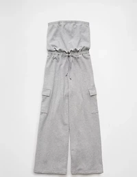 AE Strapless Tube Top Cargo Jumpsuit