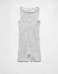 Barboteuse de détente sans couture à encolure montante AE