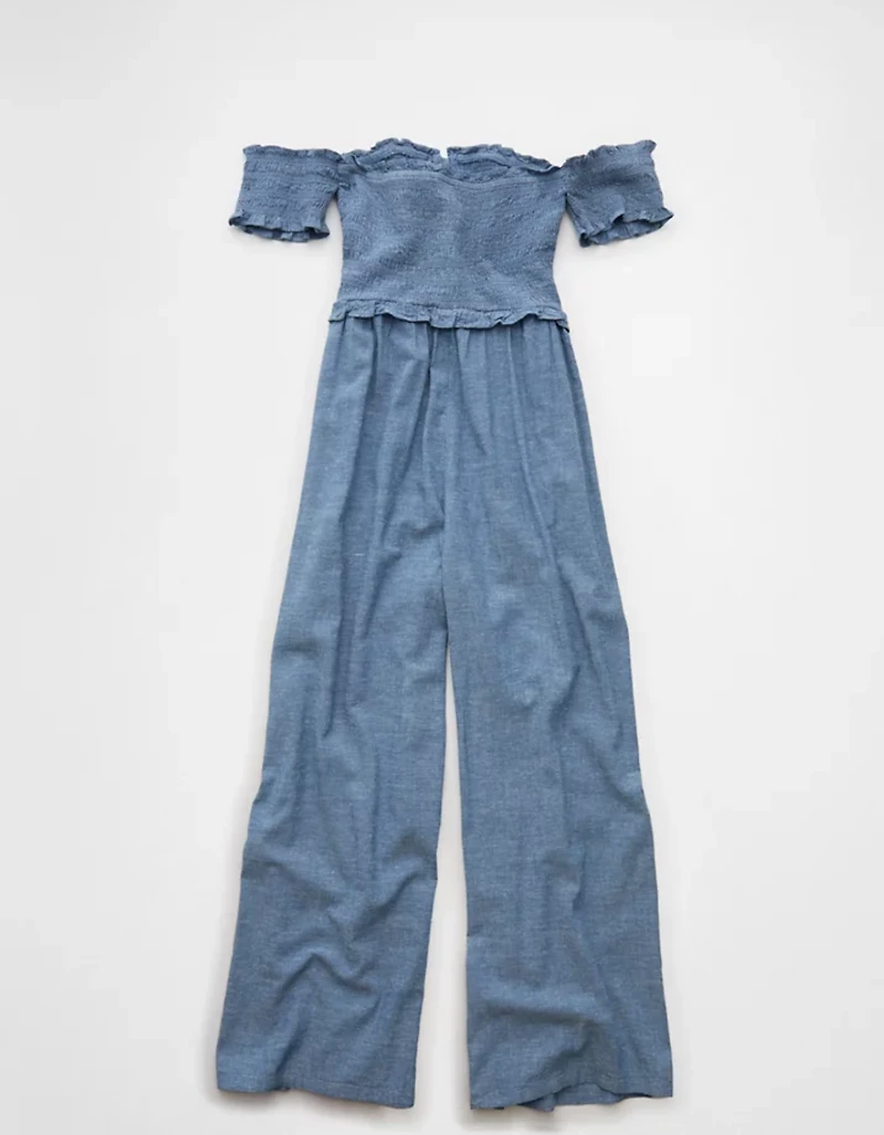 Combinaison-pantalon nouée à l’avant épaules dénudées AE