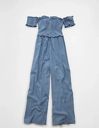 Combinaison-pantalon nouée à l’avant épaules dénudées AE