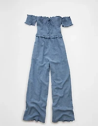 Combinaison-pantalon nouée à l’avant épaules dénudées AE