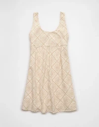 AE Tie Front Eyelet Mini Dress