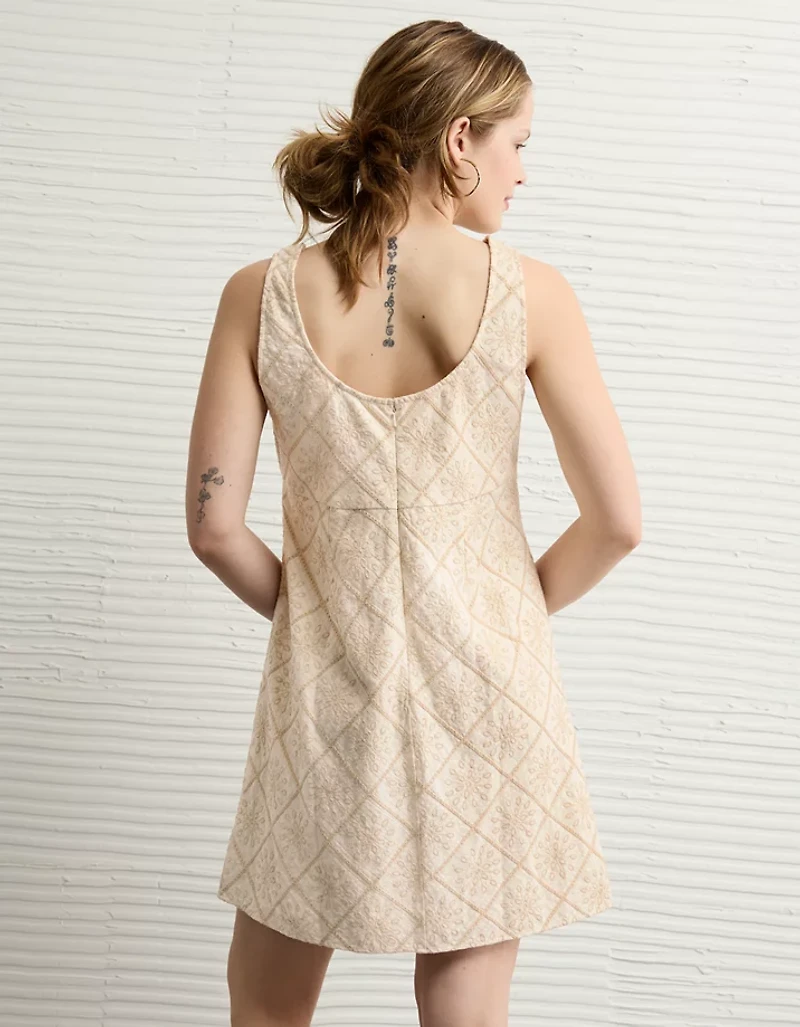 AE Tie Front Eyelet Mini Dress