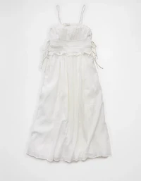 AE Corded Smocking Midi Dress