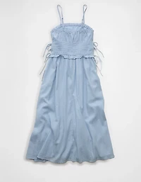 Minirobe à smocks côtelée AE