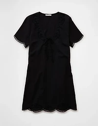 Robe fourreau brodée à encolure en V AE