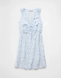 AE Tie Front Mini Slip Dress