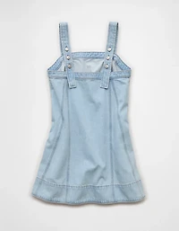 Robe tube en denim à encolure carrée AE