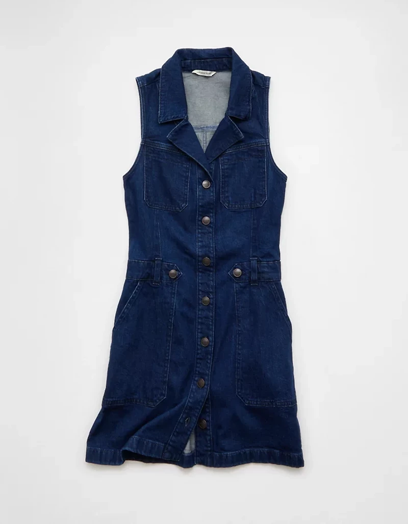 Minirobe utilitaire en denim AE