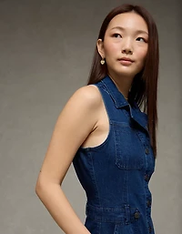 Minirobe utilitaire en denim AE