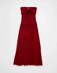 Minirobe taille basse en tricot à smocks Vive le soleil AE