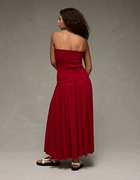 Minirobe taille basse en tricot à smocks Vive le soleil AE