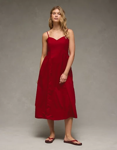 Robe mi-longue taille basse Chérie AE