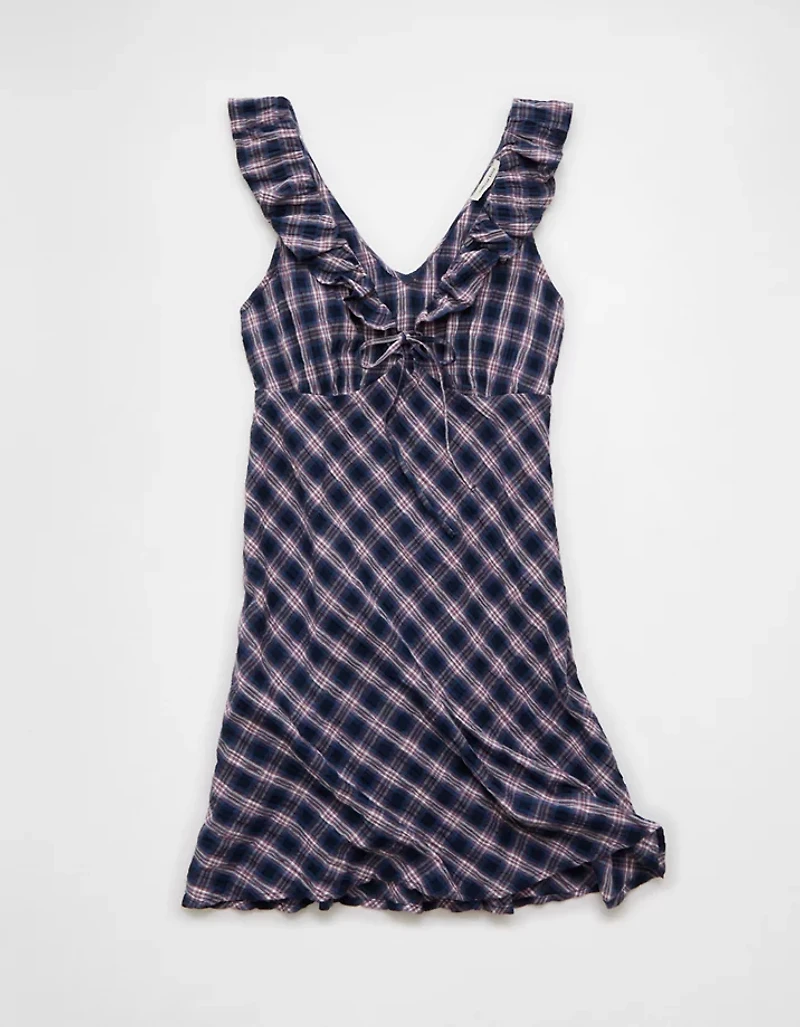 Minirobe nouée à l’avant volants AE