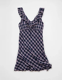 Minirobe nouée à l’avant volants AE