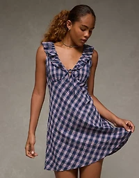 Minirobe nouée à l’avant volants AE