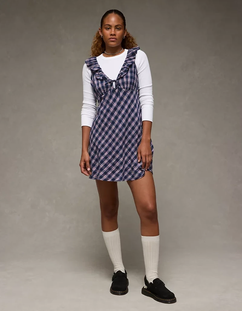 Minirobe nouée à l’avant volants AE