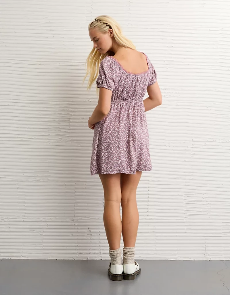 AE Short Sleeve Mini Slip Dress