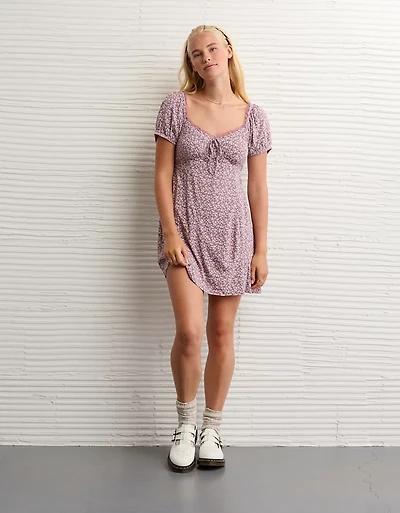 AE Short Sleeve Mini Slip Dress