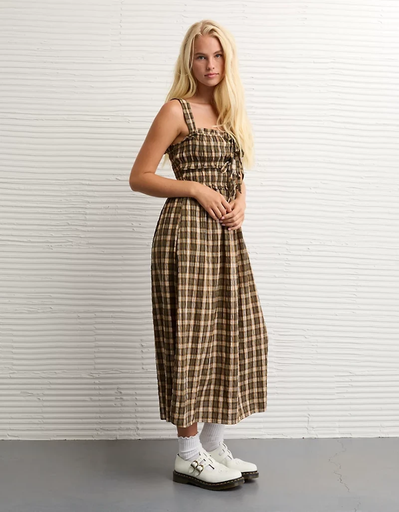 AE Sweetheart Neckline Midi Dress