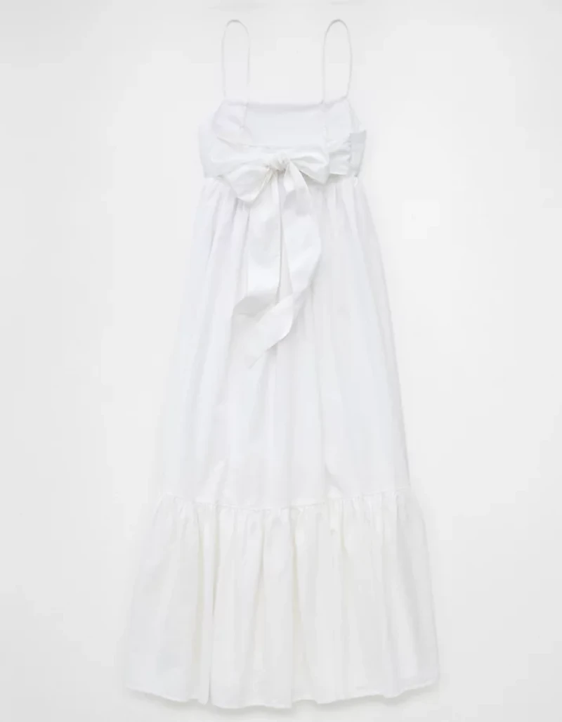 AE Tie Back Babydoll Maxi Dress