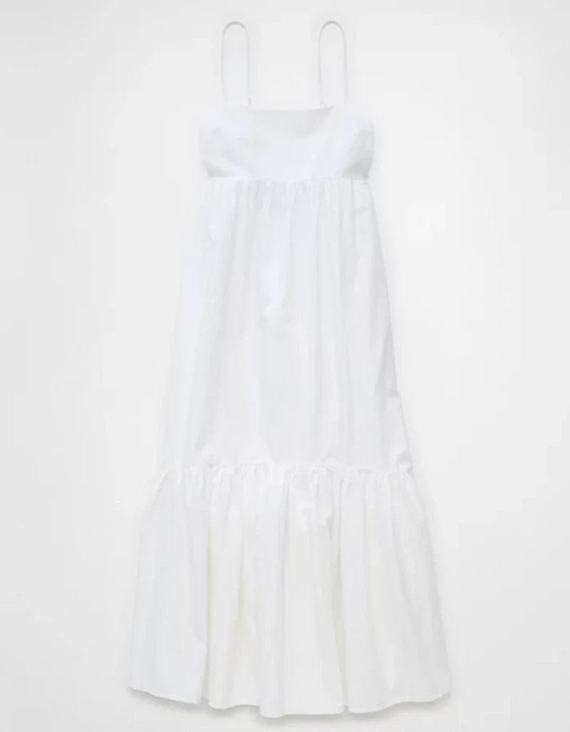 AE Tie Back Babydoll Maxi Dress