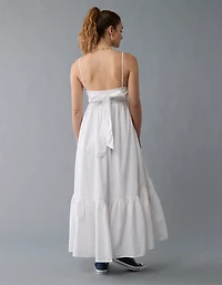 AE Tie Back Babydoll Maxi Dress