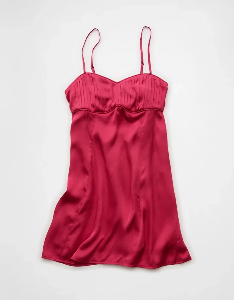 AE Satin Sweetheart Mini Slip Dress