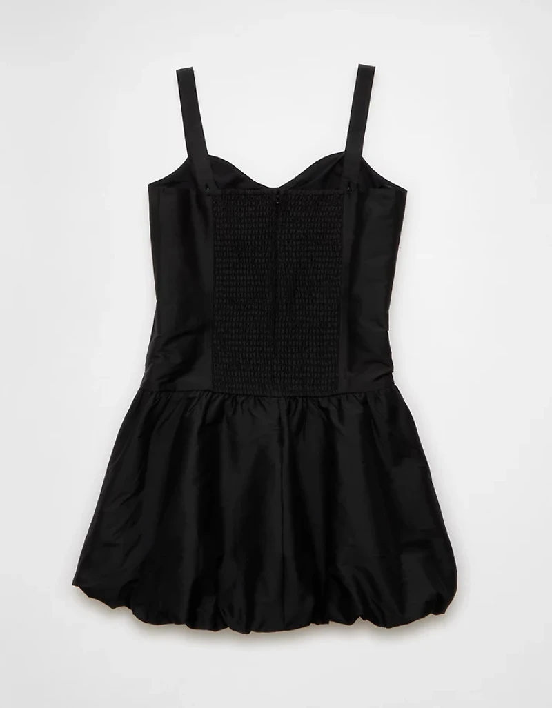 AE Corset Drop Waist Bubble Mini Dress