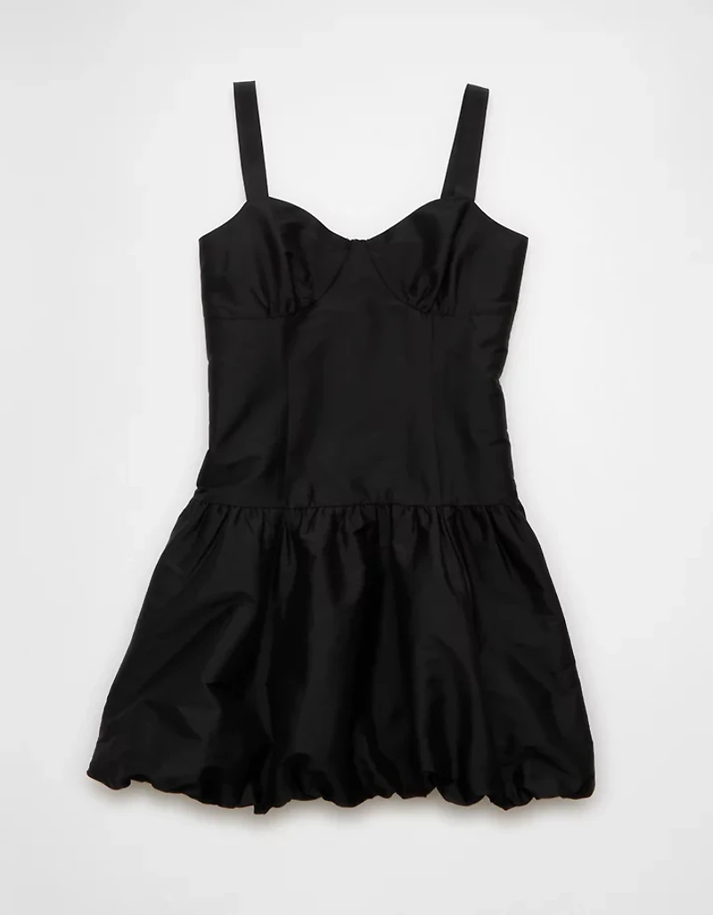 AE Corset Drop Waist Bubble Mini Dress