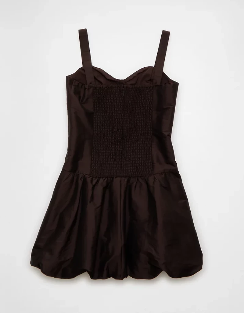 AE Corset Drop Waist Bubble Mini Dress