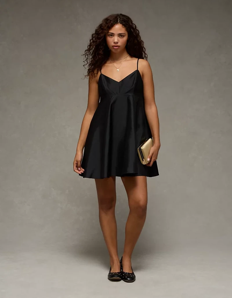 AE Bow Back Babydoll Mini Dress