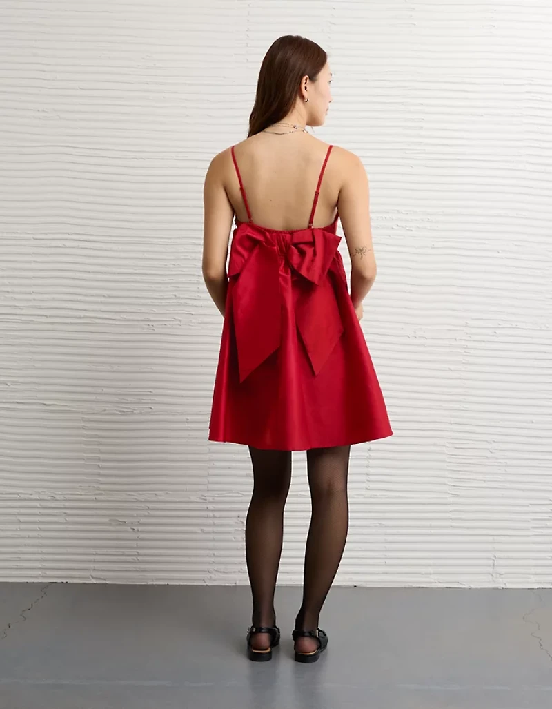 AE Bow Back Babydoll Mini Dress