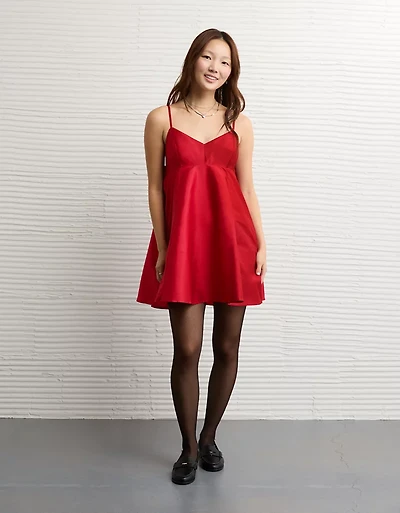 AE Bow Back Babydoll Mini Dress