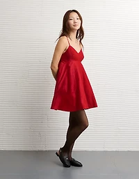 AE Bow Back Babydoll Mini Dress