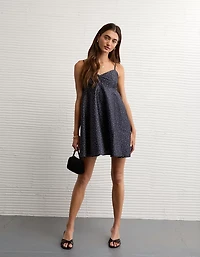 AE Bow Back Babydoll Mini Dress