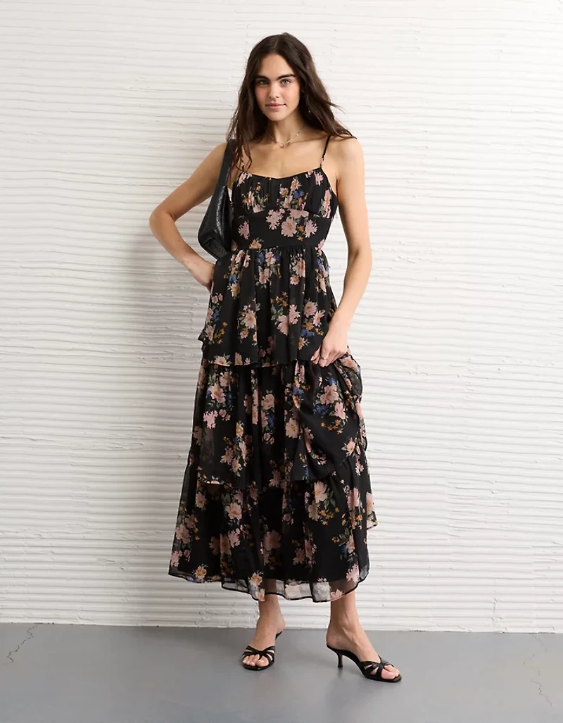 AE Sweetheart Tiered Maxi Dress