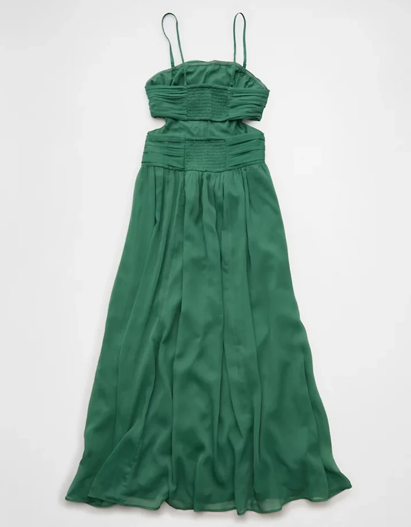 AE Strapless Cut-Out Maxi Dress