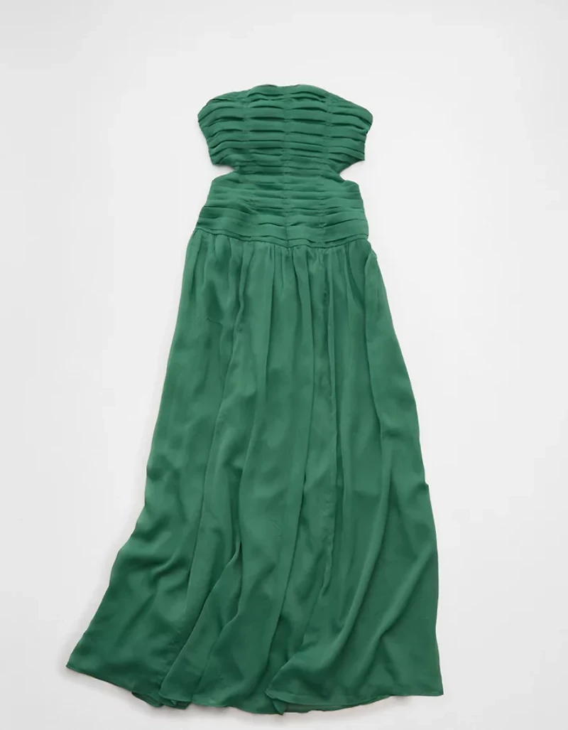 AE Strapless Cut-Out Maxi Dress